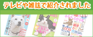 テレビや雑誌で紹介されました